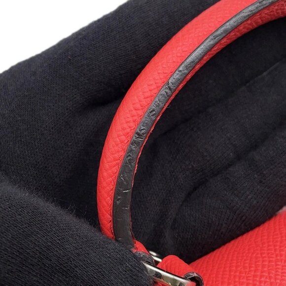 MOYNAT Moynat Regine 2-way Bag Leather Red - Picture 11 of 16